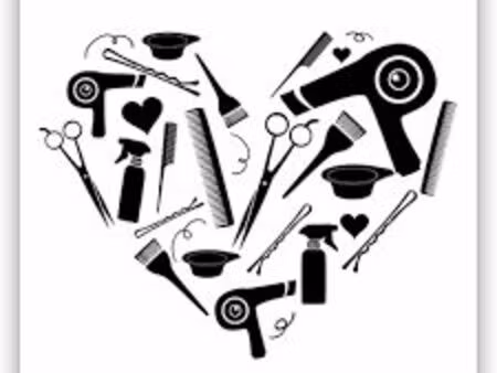 salon de coiffure dans centre commercial