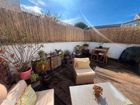 dispo janvier à avril - t2 36m2 terrasse - proche plage & forêt