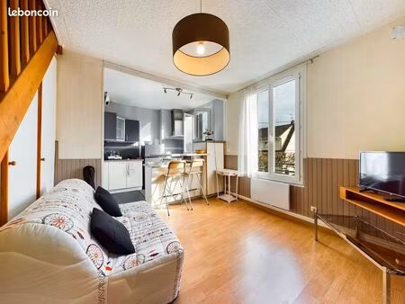 appartement f2 meublé en duplex lumineux et calme