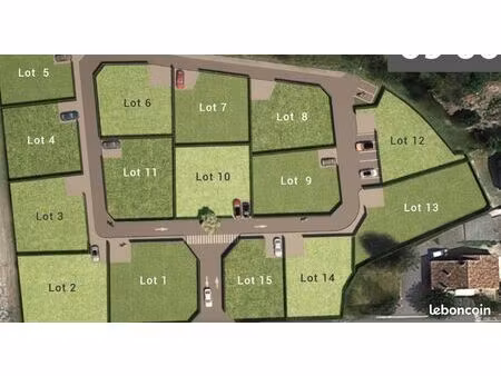 terrain 390 m² saint gervais sur roubion