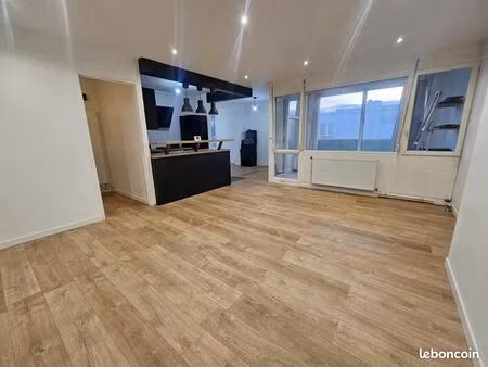 t3 de 78m² rénové – flers bourg – séjour 40m²  garage