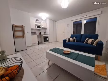 appartement t2 38m² avec jardin