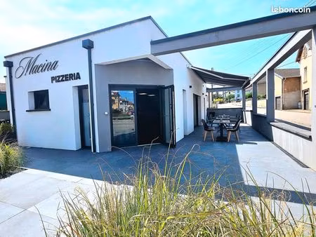 fonds de commerce restaurant / pizzeria – damelevières (54) – salle + terrasse – parking p