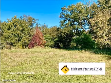 terrain 550 m² ychoux