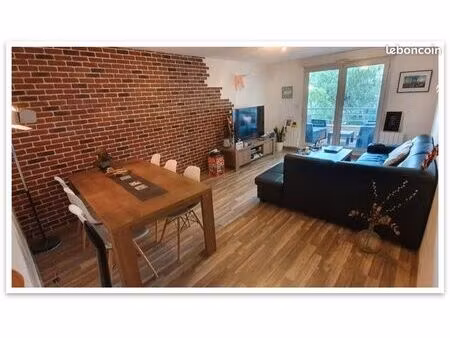 appartement 54m² toulouse 31000 compans caffarelli avec terrasse