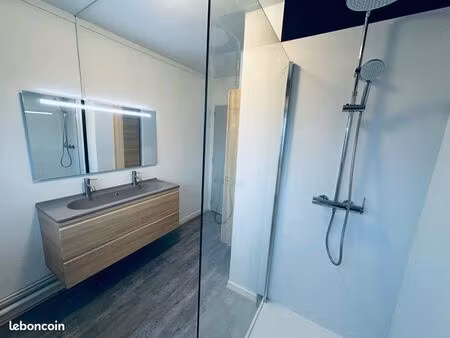 f5 rénové 90m2 -balcon  garage/cave - faulquemont