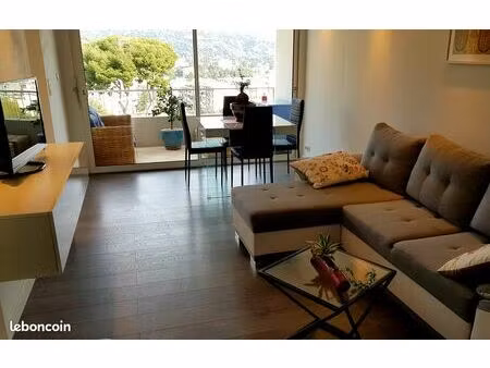 dernier étage - superbe 2p traversant en location meublée parking + cave – le cannet