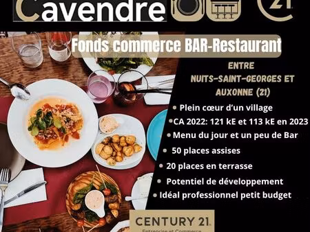 bar 60 m² brazey en plaine