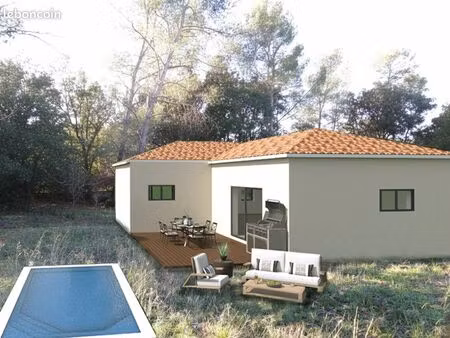 st vincent de barbeyrargues (herault) - maison rdc 105 m² sur terrain de 1127m² a partir d