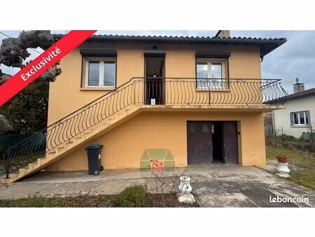 plein centre lévignac villa t4 avec jardin et garage