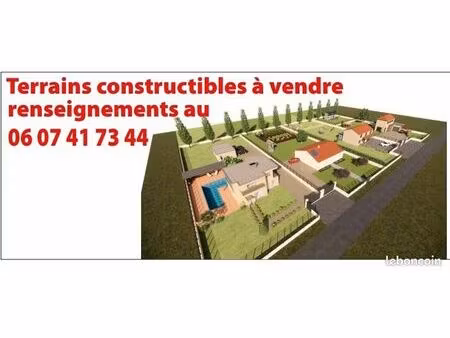 terrains constructibles