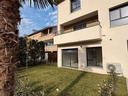 appartement neuf - beau 2 pièces jardin + parking - frais de notaire réduits