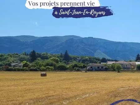 terrain 640 m² saint-jean-en-royans
