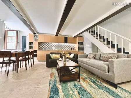 t3 duplex rénové – cœur de toulouse