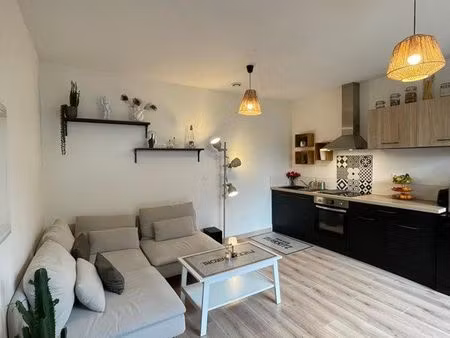 t2 cœur de ville la teste - jardin & parking