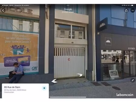 rue de siam parking dans garage couvert