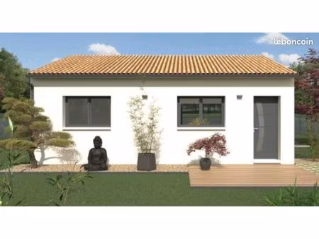 recherche maison 60m2 avec petit jardin