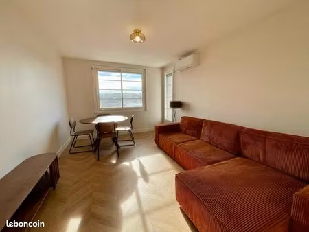 ? rare : t3 meublé refait à neuf – dernier étage & 2 balcons (proche aguilera)