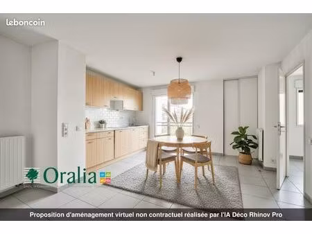 appartement 2 pièces 44 m²