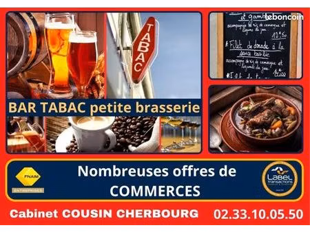 fonds de commerce bar  tabac  brasserie 90 m²