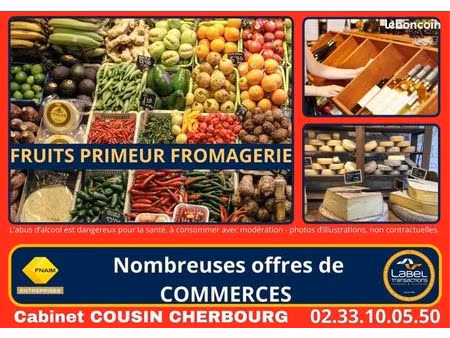 fonds de commerce fromagerie 50 m²