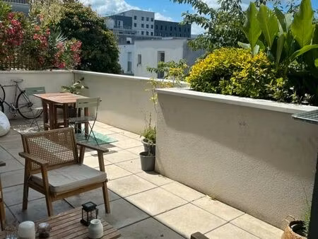appartement 3 pièces 69 m² + terrasse 25 m² sud ouest – parking