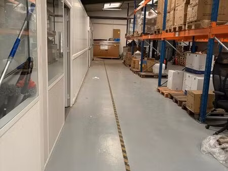 bureau 20 m² + zone de stockage 145m² + 2 chambres froides – l’union (zac de la violette  