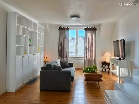 appartement duplex meublé – 101 m² – centre-ville de brest (quartier saint-martin / saint-