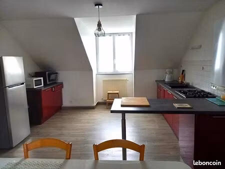 t3 meublé de 72 m2 - centre-ville de morlaix