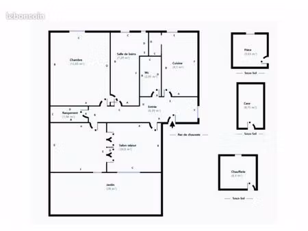 appartement 2 pièces 66 m²