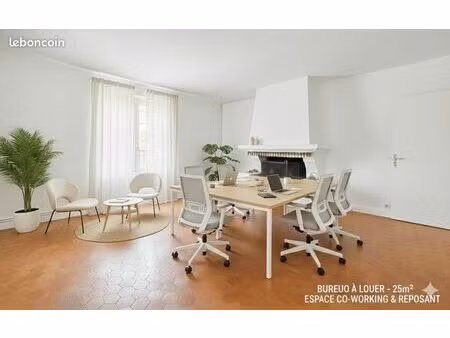 bureau d'exception de 25 m² – charme toulousain & design contemporain