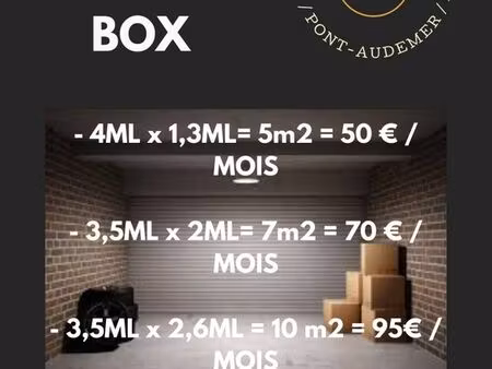 box de stockage centre ville evreux