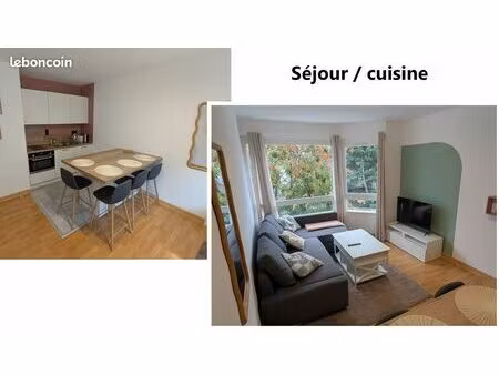appartement meublé refait à neuf centre-ville de laval + garage