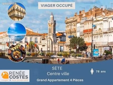 appartement en viager 4 pièces 144 m²