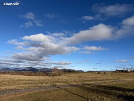 terrain constructible 1000m2 - vue imprenable puy-de-dôme- vernines
