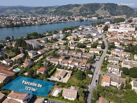 ◊ à vendre : parcelle de terrain arborée – tain-l’hermitage (26)