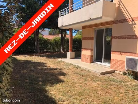 appartement 3 pieces 61m² rez-de-jardin