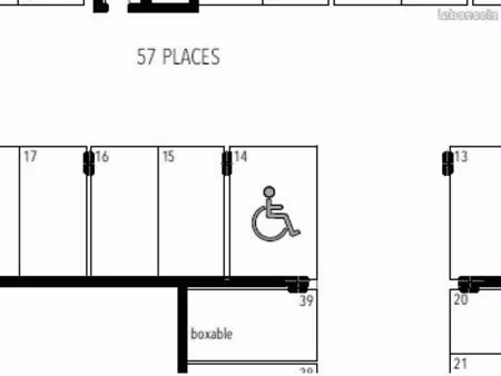 place parking pmr sous-terrain