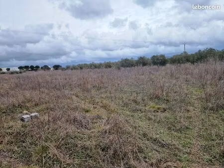 terrain agricole / loisir■ 1230m2■cadastre ay113■eaux canal de gignac +taxe environ 60/an■