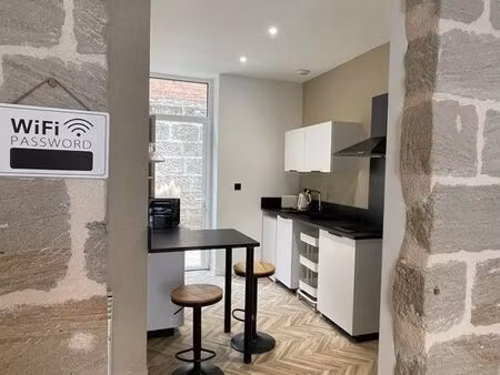 studio centre ville parking terrasse