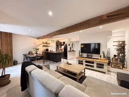 appartement meublé t3 de 76 m² avec balcon  buanderie et cave