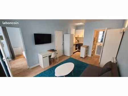 2p meublé de 26m2 metro brochant