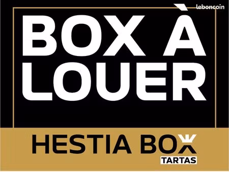 ◊ location box stockage tartas – accès véhicule 24/7 – dès 96