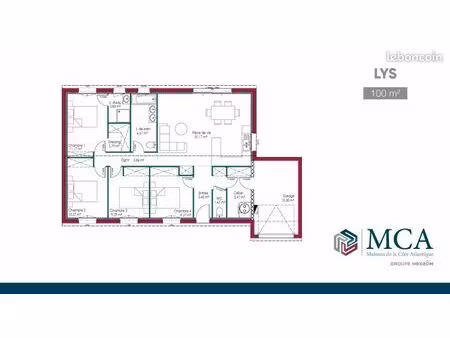 maison 5 pièces 100 m²