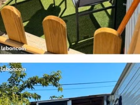 mobile home + parcelle en pleine propriété