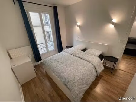 appartement 2 pièces meublé – 37 m2 – paris 20eme