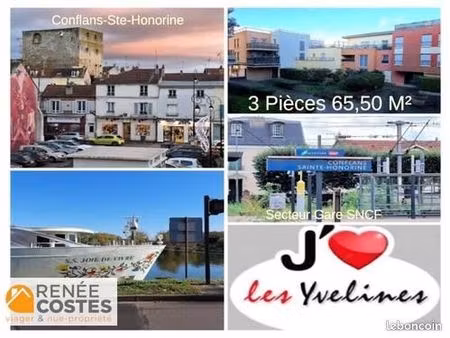 appartement en viager 3 pièces 65 m²