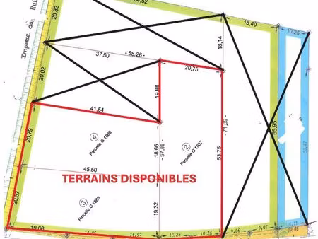 roiffé 86120 – terrains à bâtir à 24 /m²