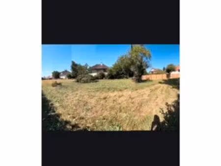 vente terrain de 641m2