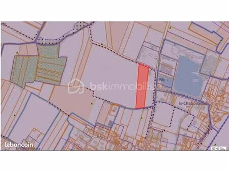 terrain 9 653 m² thors